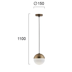 Lampa wisząca EVANIA LNV0020914 Lunaveri