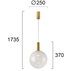 Lampa wisząca MOLVENO LNV0021334 Lunaveri