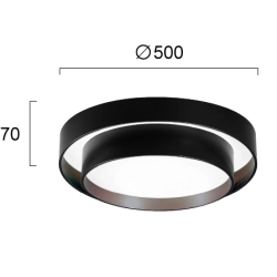 Plafon GLISSA LNV0021724 Lunaveri