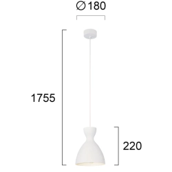 Lampa wisząca LERMA LNV0022334 Lunaveri