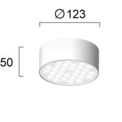 Plafon GRAZIOSA LNV0023434 Lunaveri