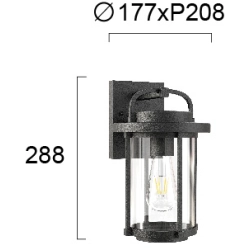 Kinkiet zewnętrzny RICAMO LNV0025524 Lunaveri