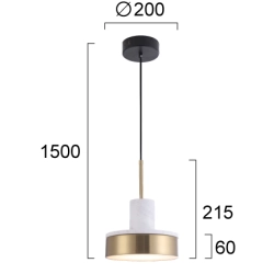 Lampa wisząca PIENZA LNV0025924 Lunaveri