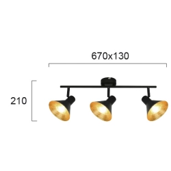 Lampa sufitowa ANCON LNV0027614 Lunaveri