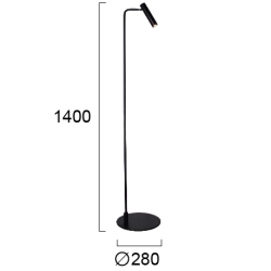 Lampa podłogowa RAPALLO LNV0027824 Lunaveri