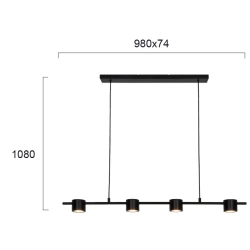Lampa wisząca SAPORE LNV0028524 Lunaveri