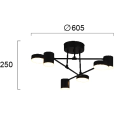 Plafon ADDA LNV0028624 Lunaveri