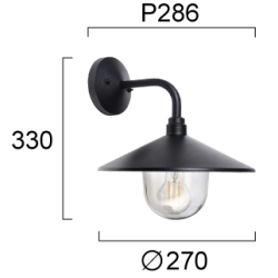 Kinkiet zewnętrzny ODELIA LNV0028714 Lunaveri