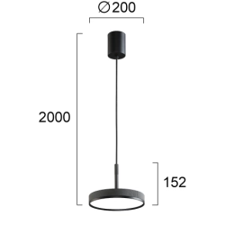 Lampa wisząca ZOLINA LNV0030034 Lunaveri