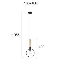 Lampa wisząca SOLARI LNV0030324 Lunaveri
