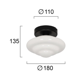 Plafon POLI LNV0031534 Lunaveri