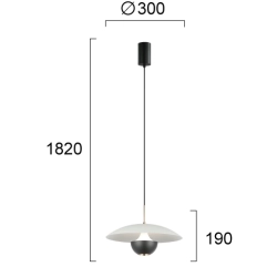 Lampa wisząca PIZZO LNV0032924 Lunaveri
