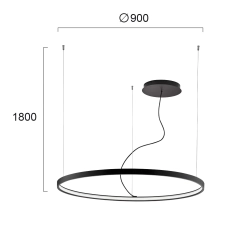 Lampa wisząca TRENTE LNV0034224 Lunaveri