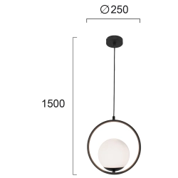 Lampa wisząca TERRANO LNV0034324 Lunaveri