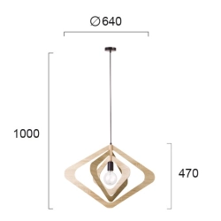 Lampa wisząca CHIERI LNV0034814 Lunaveri