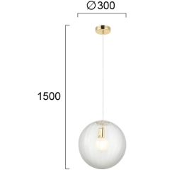 Lampa wisząca ORTA LNV0034924 Lunaveri