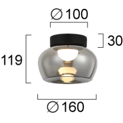 Plafon ARBOREA LNV0039334 Lunaveri