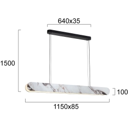 Lampa wisząca ELBA LNV0040234 Lunaveri
