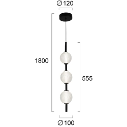 Lampa wisząca MILAZZO LNV0040334 Lunaveri