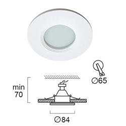 Oprawa wpuszczana CORALLO LNV0041514 Lunaveri