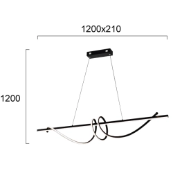 Lampa wisząca STIVA LNV0041924 Lunaveri