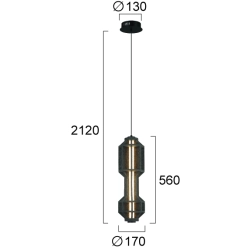 Lampa wisząca CEFALERO LNV0042234 Lunaveri