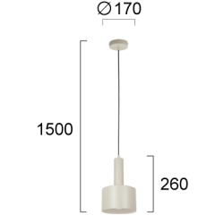 Lampa wisząca DAFINA LNV0043434 Lunaveri