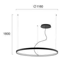 Lampa wisząca TRENTE LNV0044224 Lunaveri