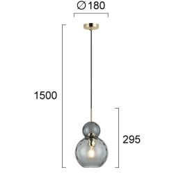 Lampa wisząca ILLARIO LNV0044924 Lunaveri