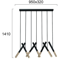 Lampa wisząca BORMIA LNV0045624 Lunaveri