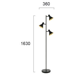 Lampa podłogowa ANCON LNV0047614 Lunaveri