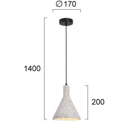 Lampa wisząca OGNI LNV0047924 Lunaveri