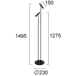 Lampa podłogowa NARCISO LNV0048334 Lunaveri