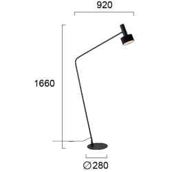 Lampa podłogowa FORIEN LNV0048524 Lunaveri
