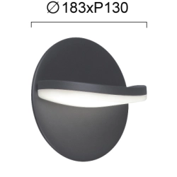 Kinkiet zewnętrzny CAMPA LNV0049034 Lunaveri