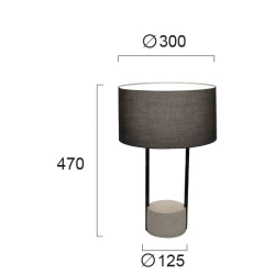 Lampa stołowa SASSARI LNV0049124 Lunaveri