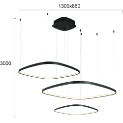Lampa wisząca SPLEND LNV0049134 Lunaveri