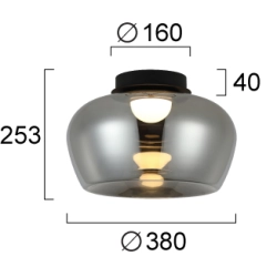 Plafon ARBOREA LNV0049334 Lunaveri