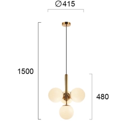 Lampa wisząca GELSA LNV0049524 Lunaveri