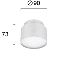 Plafon DECORIO LNV0049724 Lunaveri
