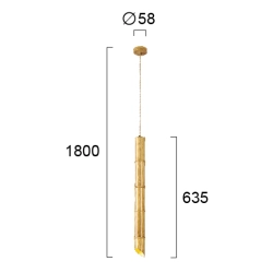 Lampa wisząca MANTOVA LNV0050724 Lunaveri