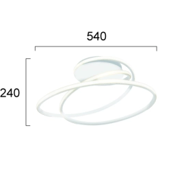 Plafon MISURA LNV0051034 Lunaveri