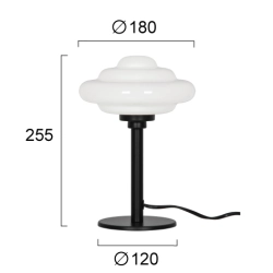 Lampa stołowa POLI LNV0051534 Lunaveri