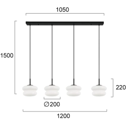 Lampa wisząca PESA LNV0053534 Lunaveri