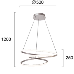 Lampa wisząca ALGHERO LNV0055724 Lunaveri