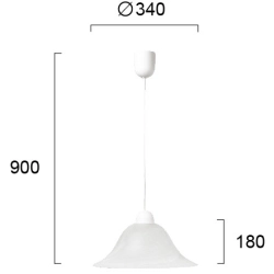 Lampa wisząca ATTRA LNV0057293 Lunaveri