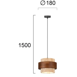 Lampa wisząca QUANDO LNV0057334 Lunaveri