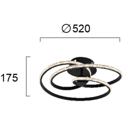 Plafon RAGUSA LNV0057424 Lunaveri