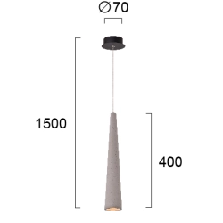 Lampa wisząca STESSO LNV0057724 Lunaveri
