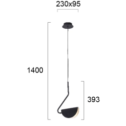 Lampa wisząca CIDIO LNV0058424 Lunaveri